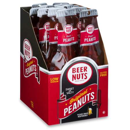 BEER NUTS Beer Nuts Original Sweet & Salty Peanut Beer Bottle Bag 1.75 oz., PK48 00065
